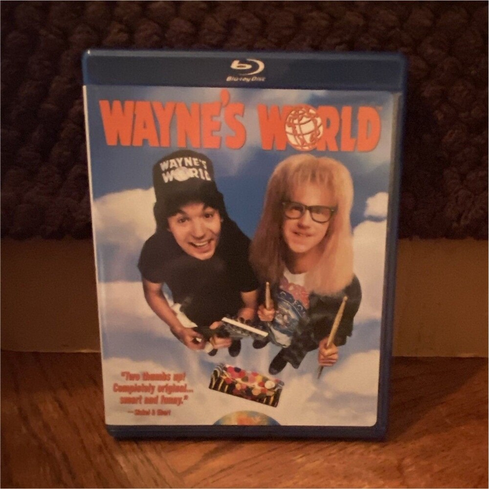 WAYNE'S WORLD BLU-RAY MIKE MYERS DANA CARVEY PG-13 CLASSIC COMEDY SNL PARAMOUNT